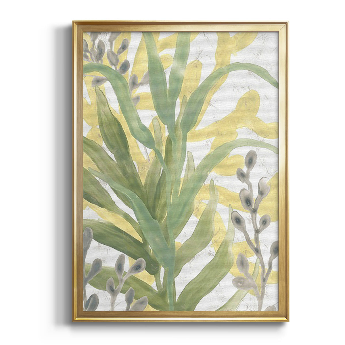 Sea Grass Fresco IV Premium Framed Print - Ready to Hang