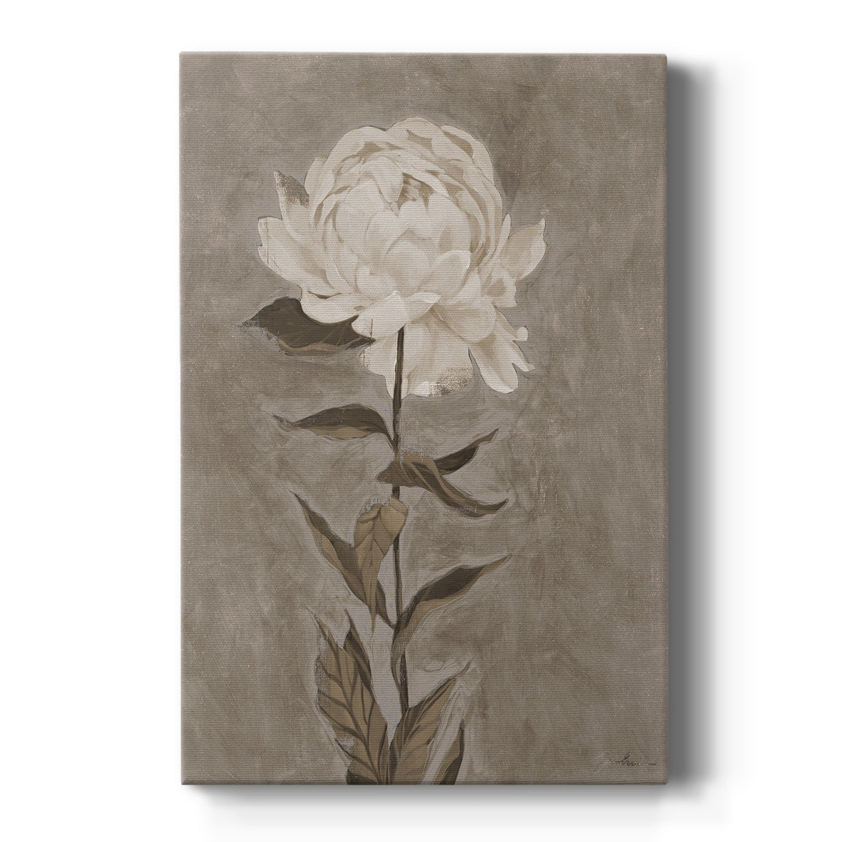 PRETTY AS A PEONY I Premium Gallery Wrapped Canvas - Ready to Hang