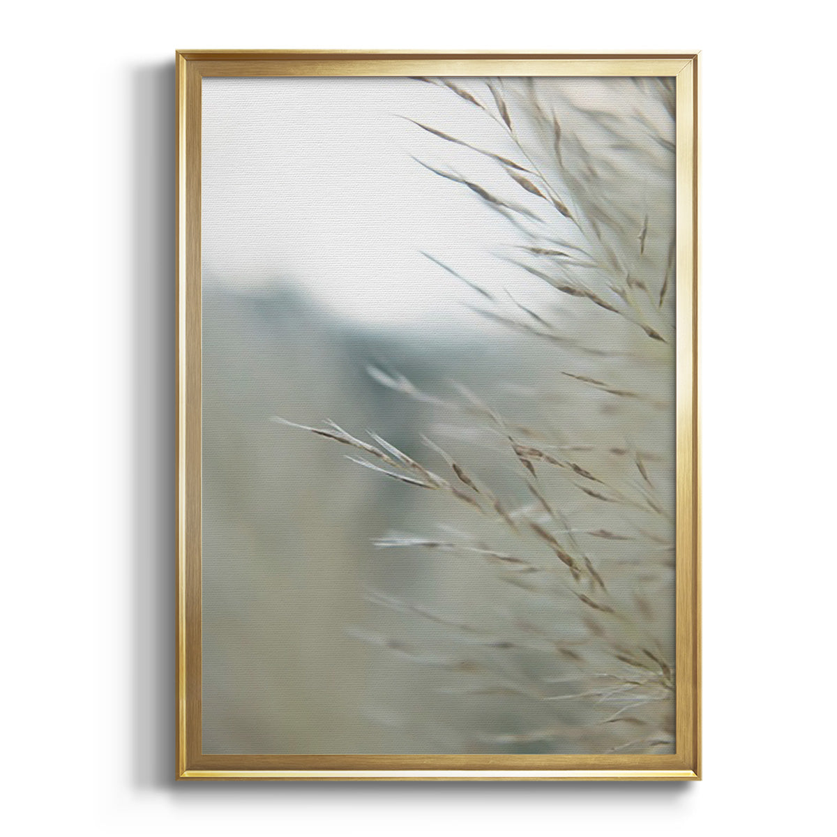Sepia Botanical Journal I - Modern Framed Canvas Print