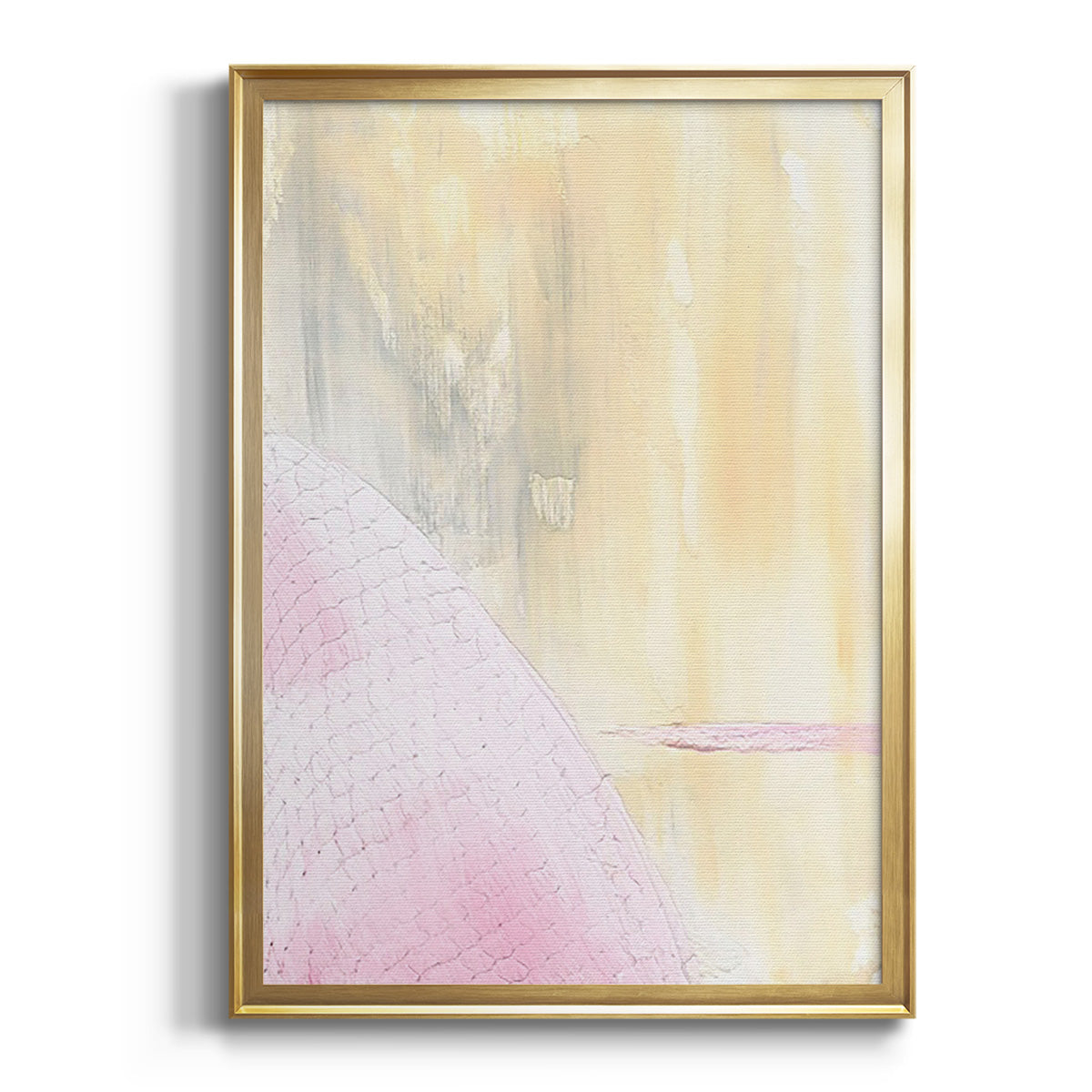 Soft Half Shell I - Modern Framed Canvas Print
