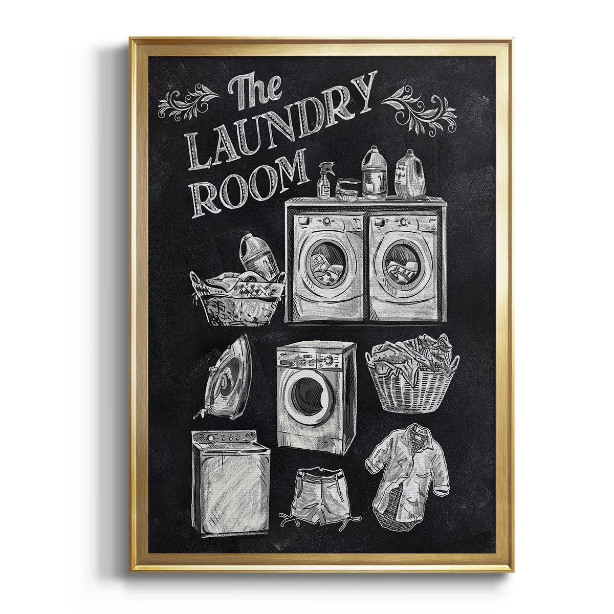 Soft Half Shell I - Modern Framed Canvas Print