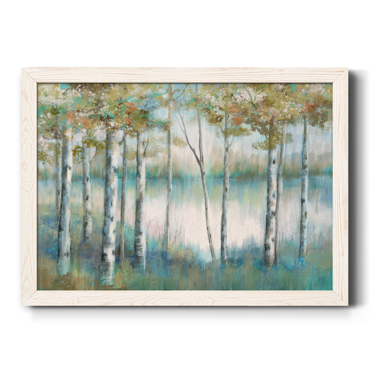 Aspen Lake-Premium Framed Canvas - Ready to Hang