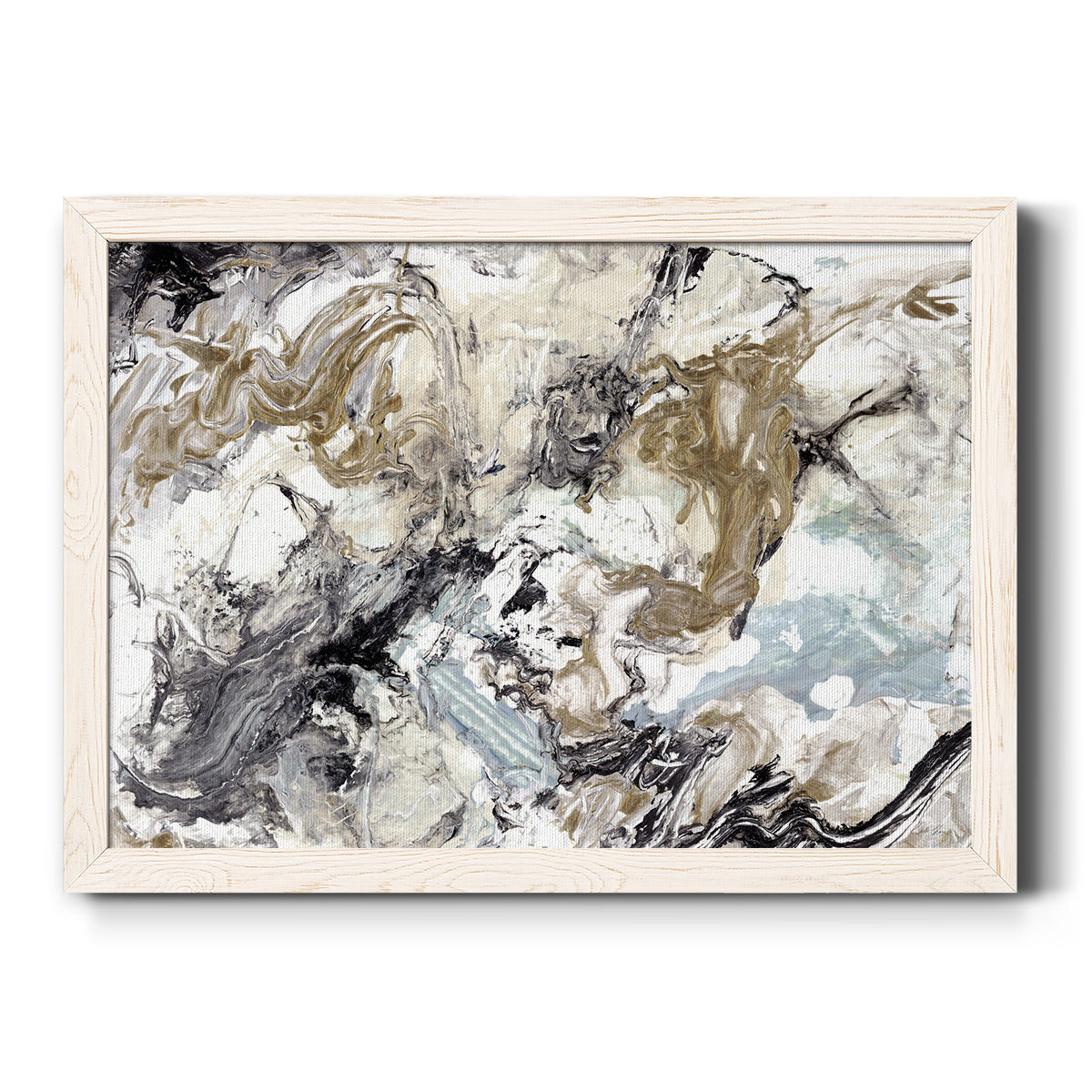 Marbelized Abstract-Premium Framed Canvas - Ready to Hang