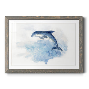 Wave Jumping-Premium Framed Print - Ready to Hang