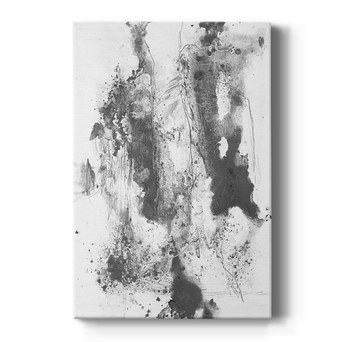 Graphite Abstract III - Canvas Art Print