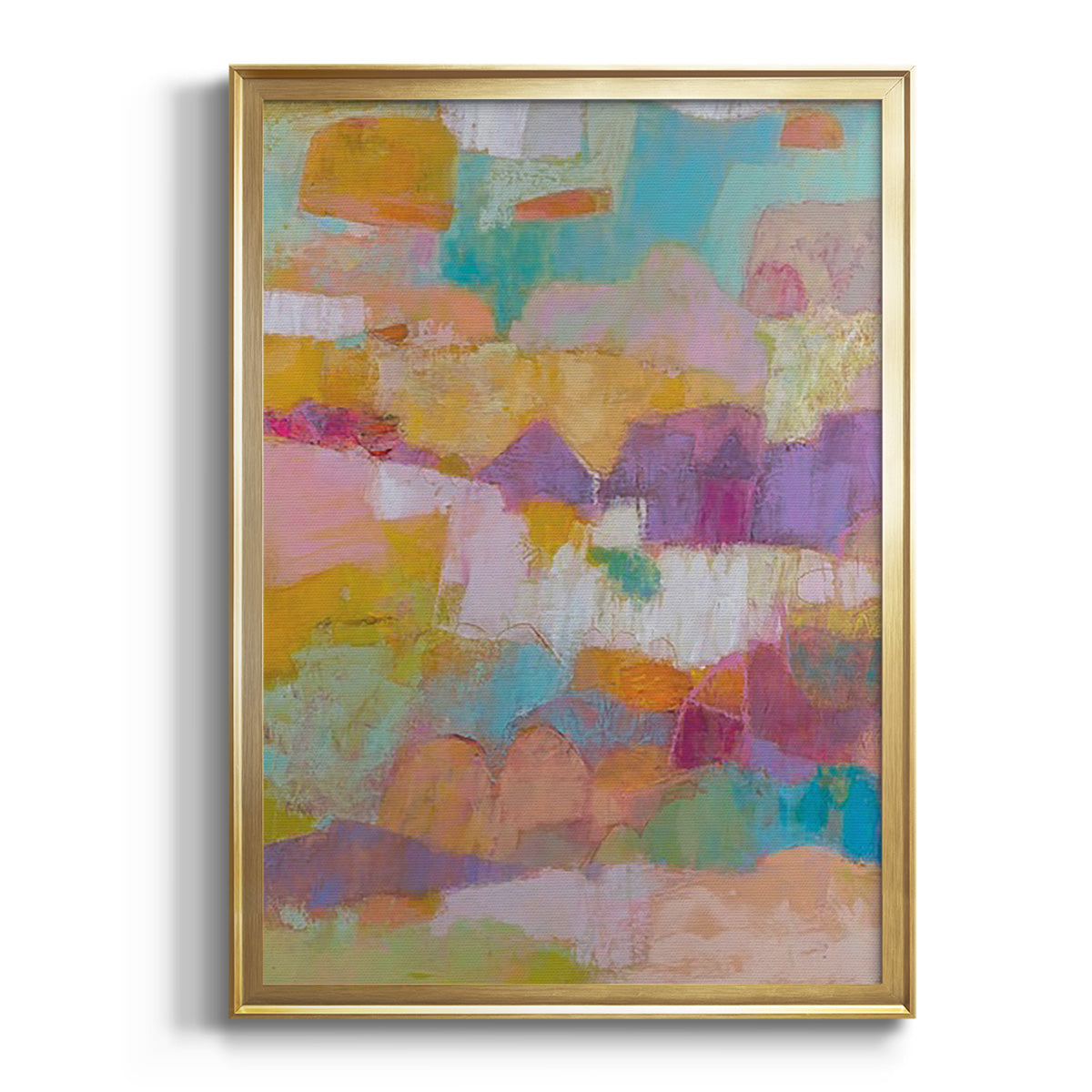 Soft Half Shell I - Modern Framed Canvas Print