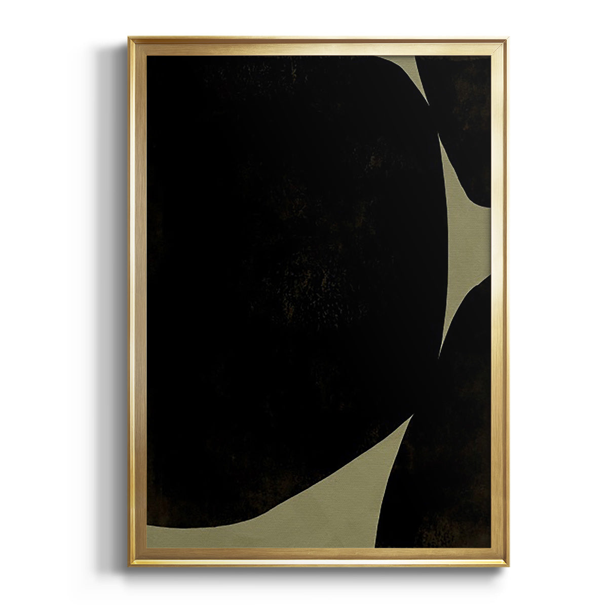 Sepia Botanical Journal I - Modern Framed Canvas Print