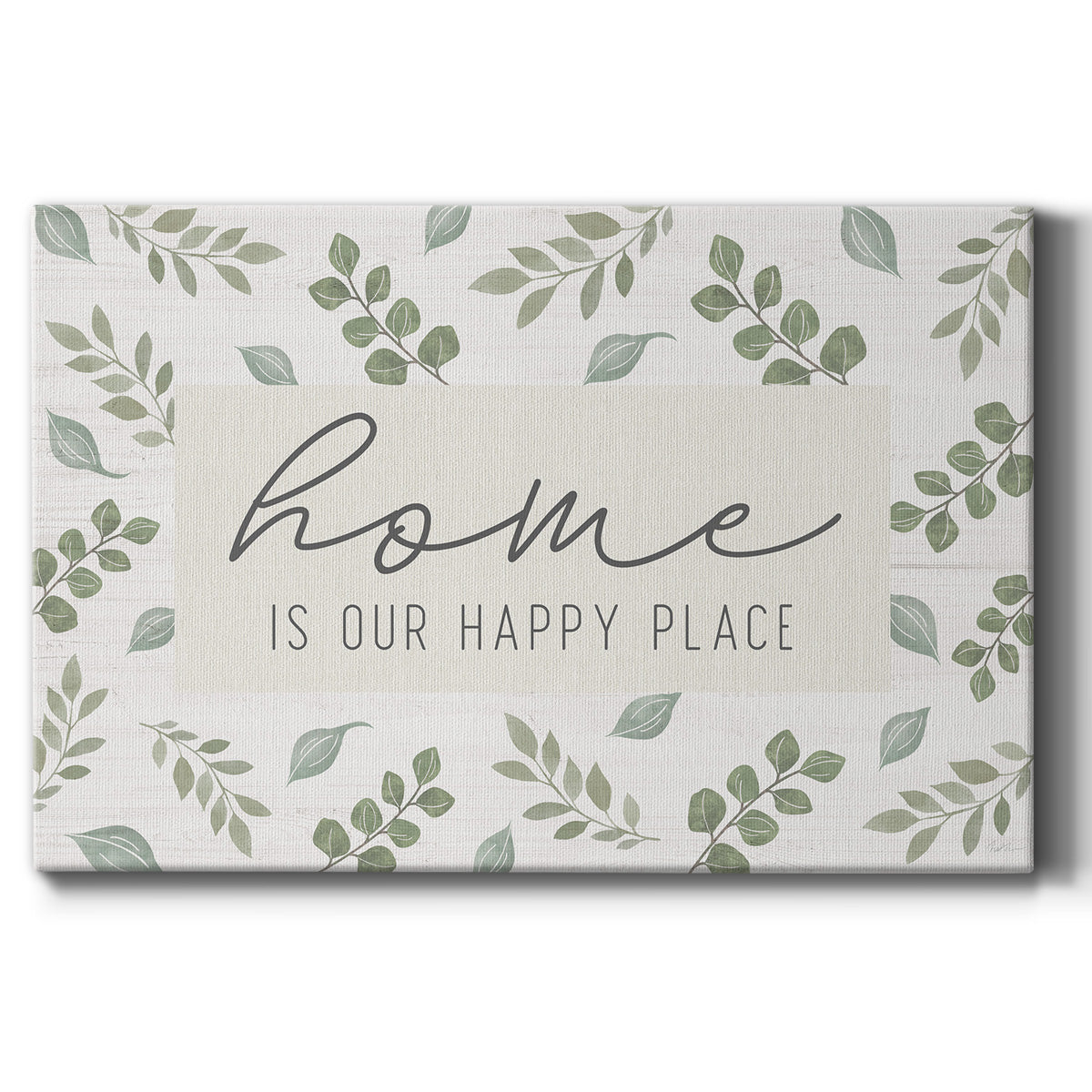 Home is Our Happy Place - Canvas Art Print