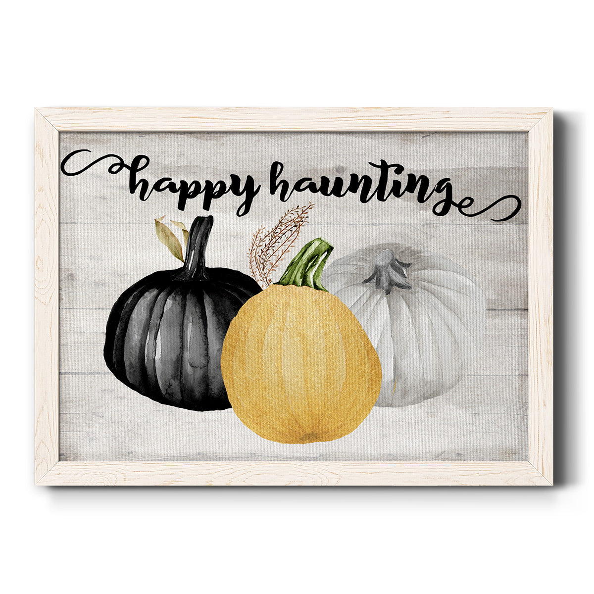 Happy Haunting-Premium Framed Canvas - Ready to Hang