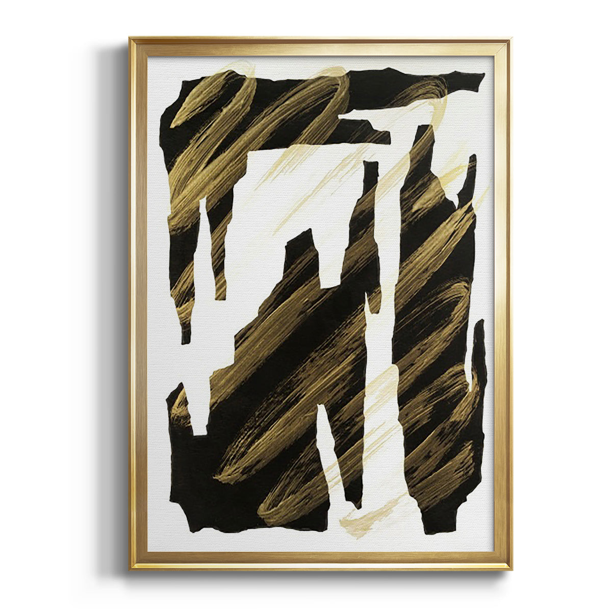 Sepia Botanical Journal I - Modern Framed Canvas Print