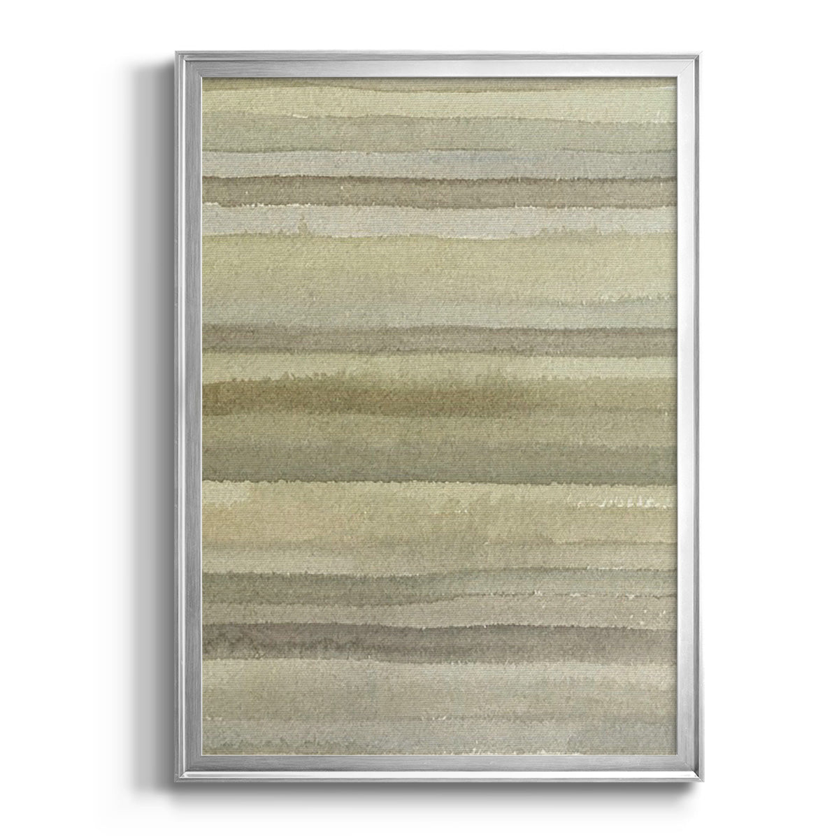 Lines in Neutral I Premium Framed Print - Ready to Hang