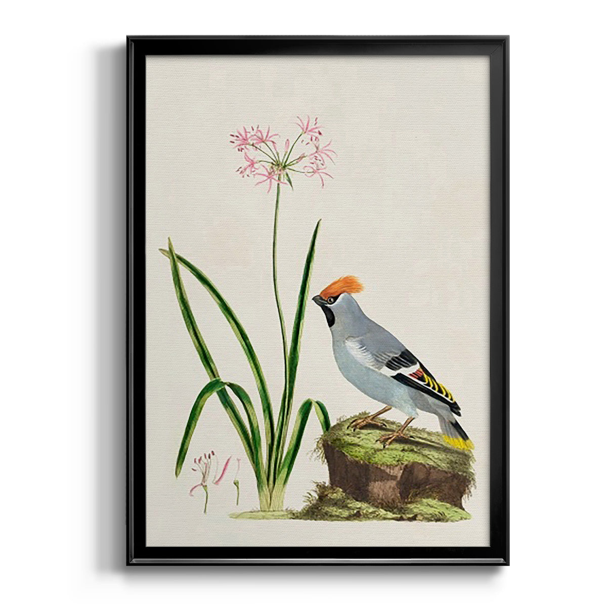 Bird in Habitat II Premium Framed Print - Ready to Hang