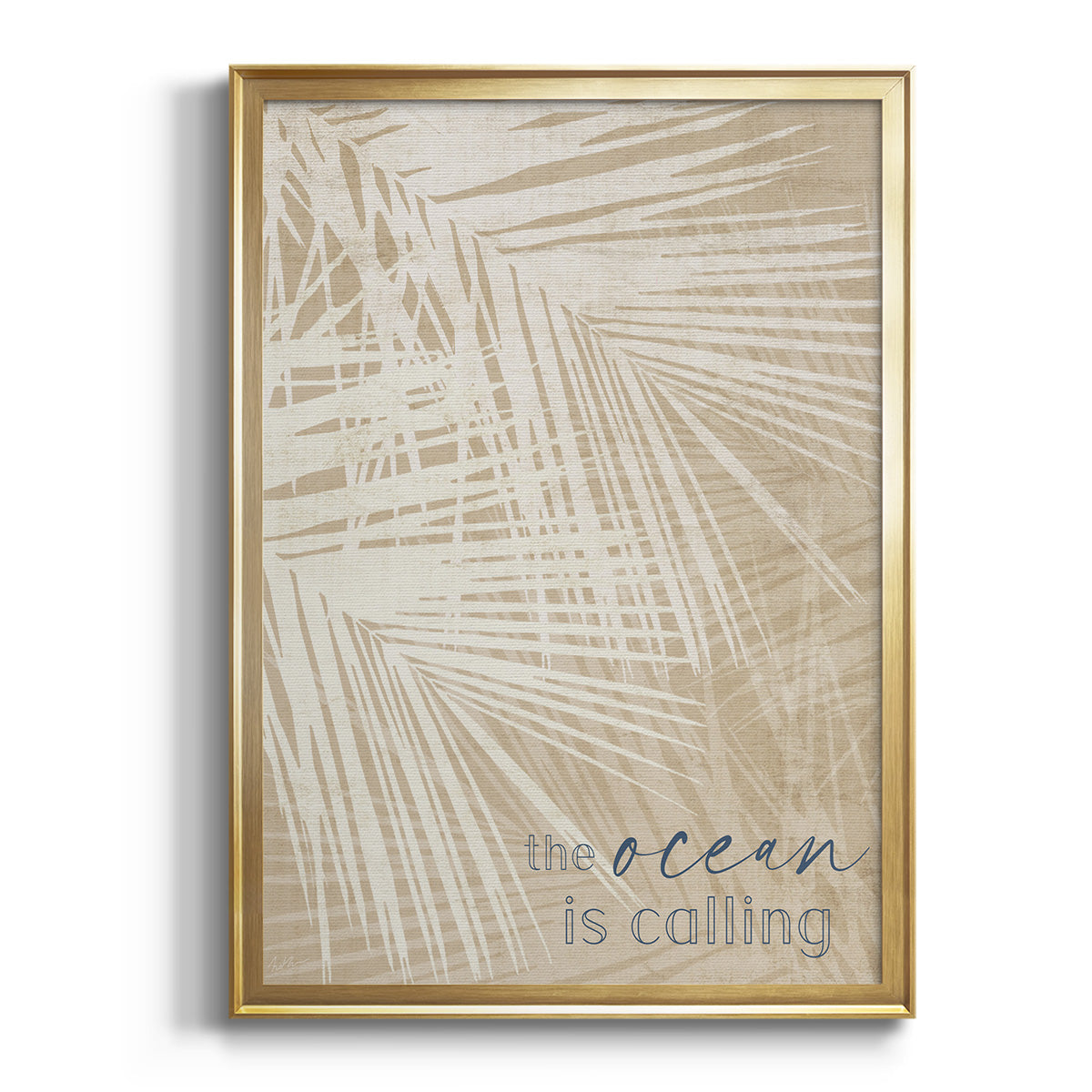 Sepia Botanical Journal I - Modern Framed Canvas Print