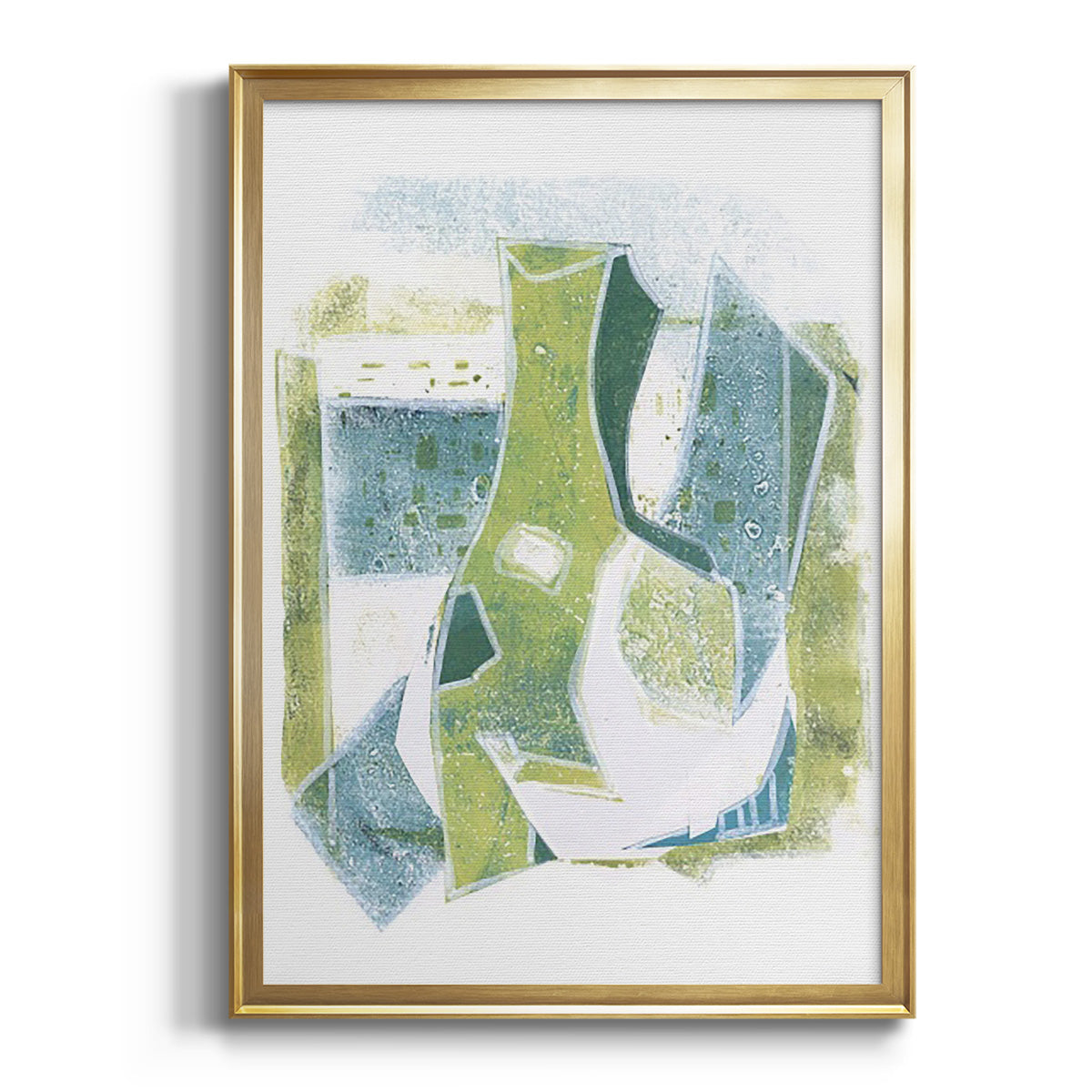 Soft Half Shell I - Modern Framed Canvas Print