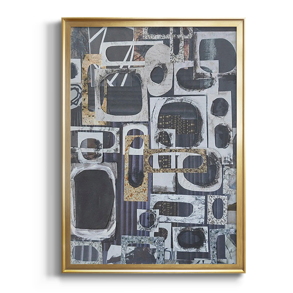 Soft Half Shell I - Modern Framed Canvas Print