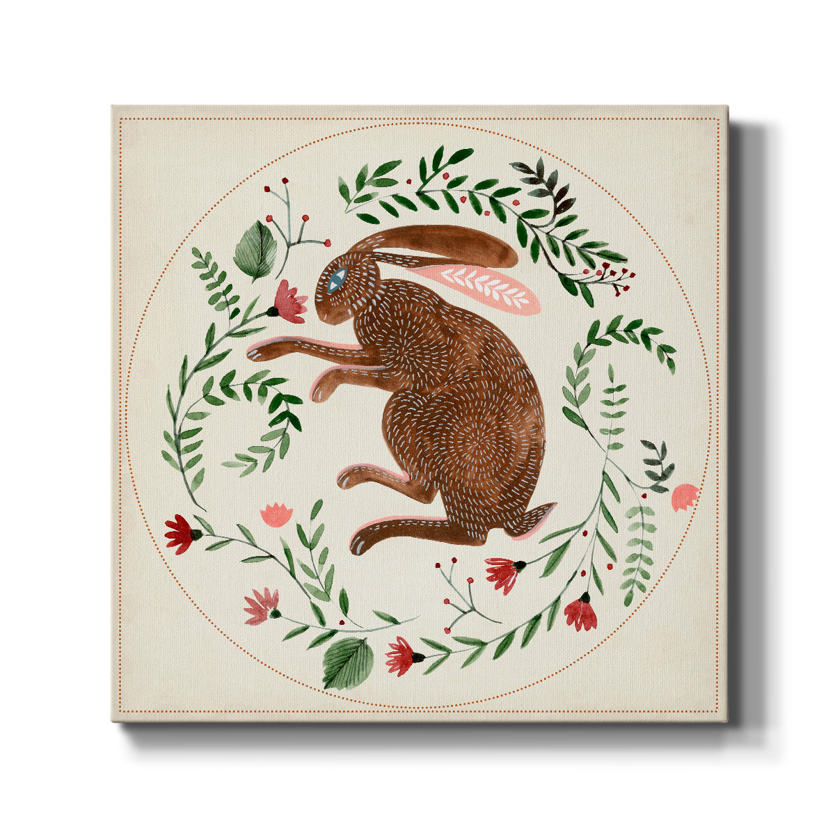 Bunny Folklore I - Canvas Art Print