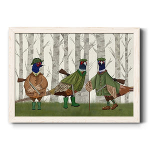 Pheasant Shooting Party Group 2-Premium Framed Canvas - Ready to Hang