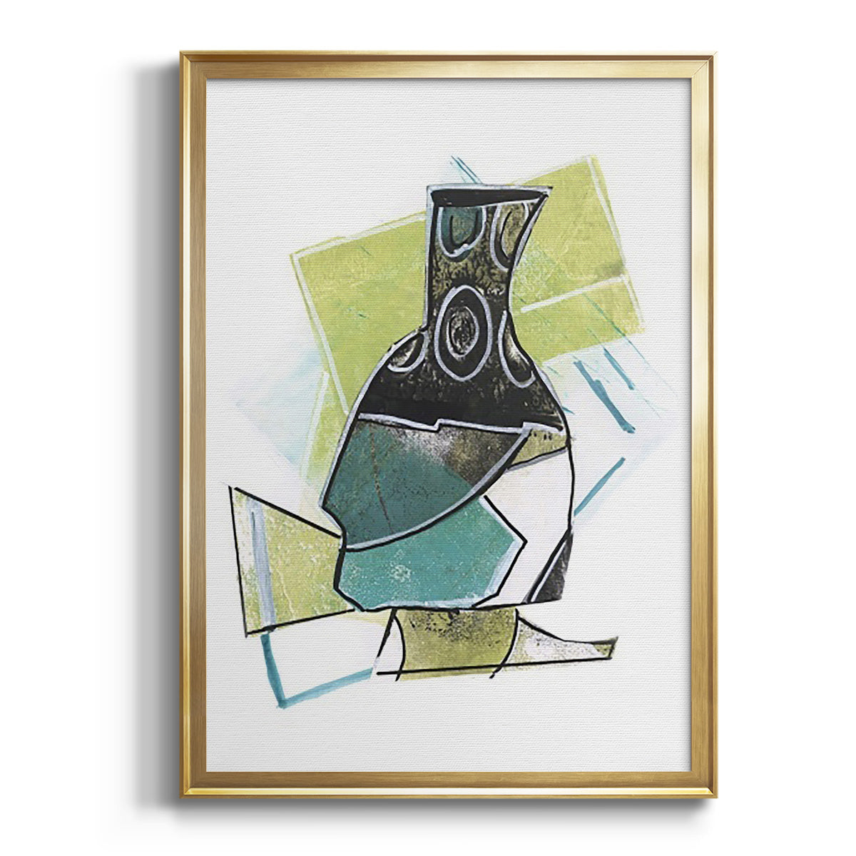 Soft Half Shell I - Modern Framed Canvas Print