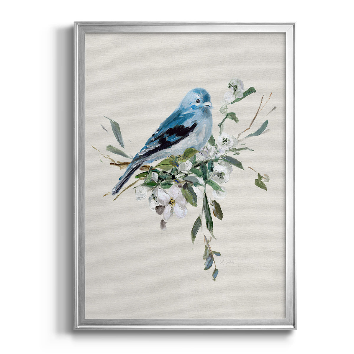 Bluebird Happy I Premium Framed Print - Ready to Hang