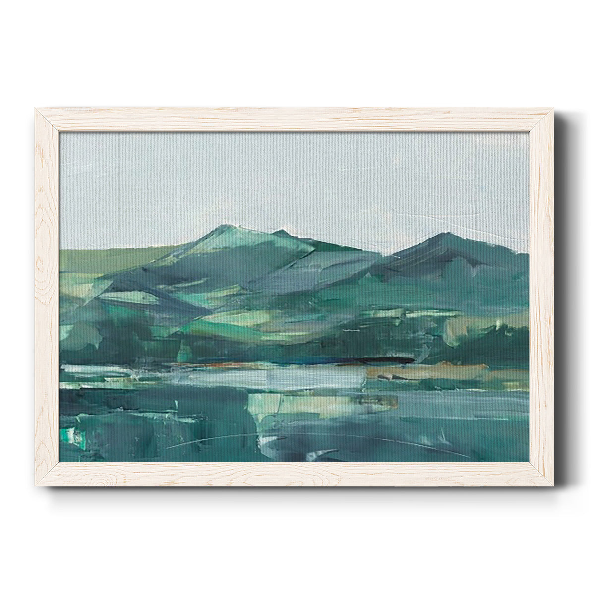 Green Grey Mountains II-Premium Framed Canvas - Ready to Hang