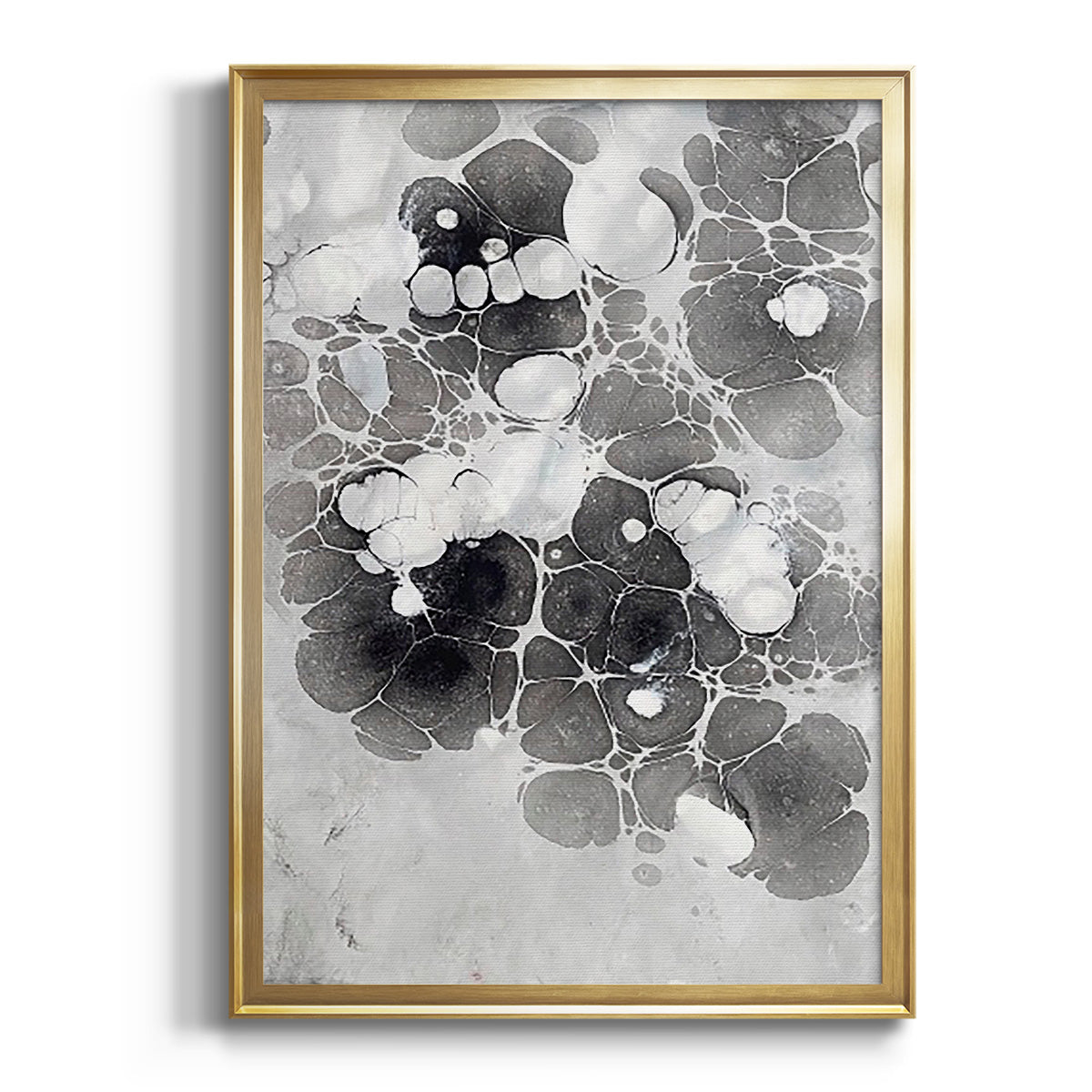 Sepia Botanical Journal I - Modern Framed Canvas Print