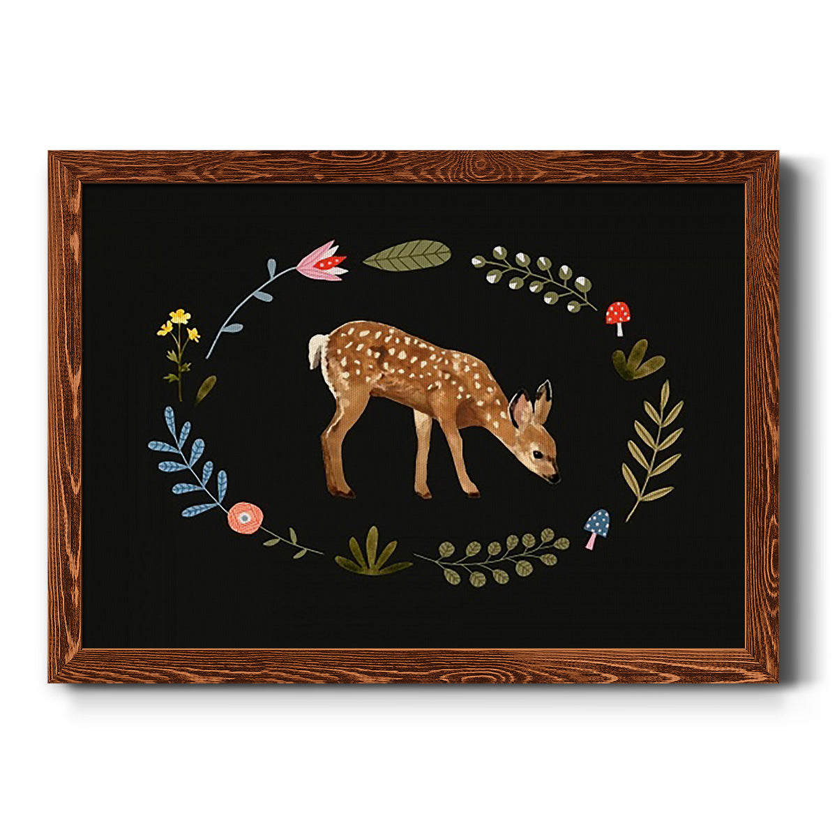 Critter & Foliage III-Premium Framed Canvas - Ready to Hang