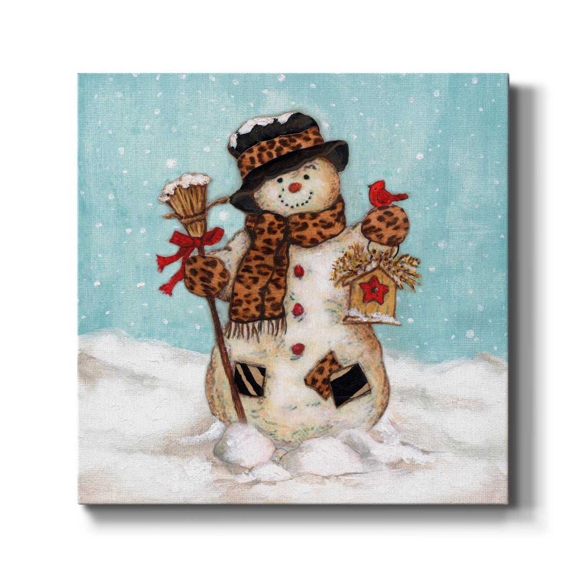 Snowman - Canvas Art Print