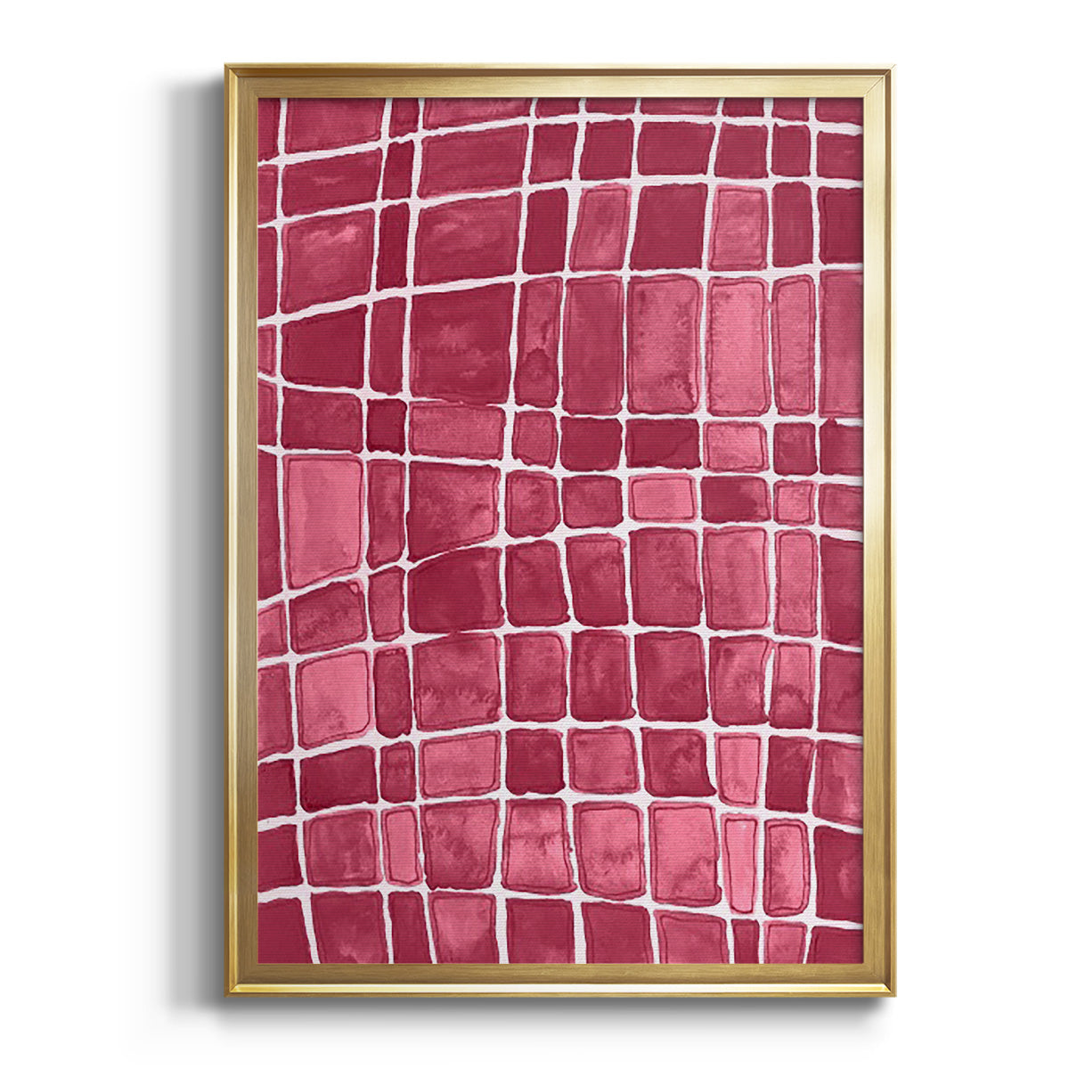 Soft Half Shell I - Modern Framed Canvas Print