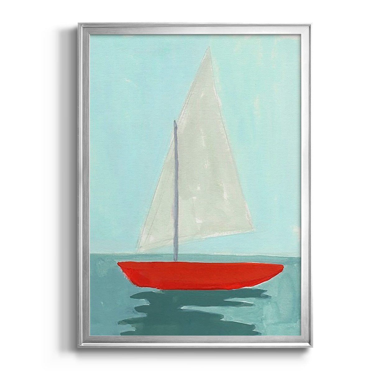 Small Sail II Premium Framed Print - Ready to Hang