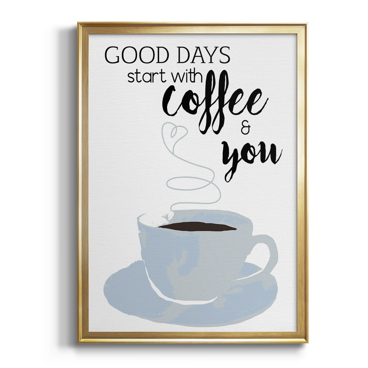 Soft Half Shell I - Modern Framed Canvas Print