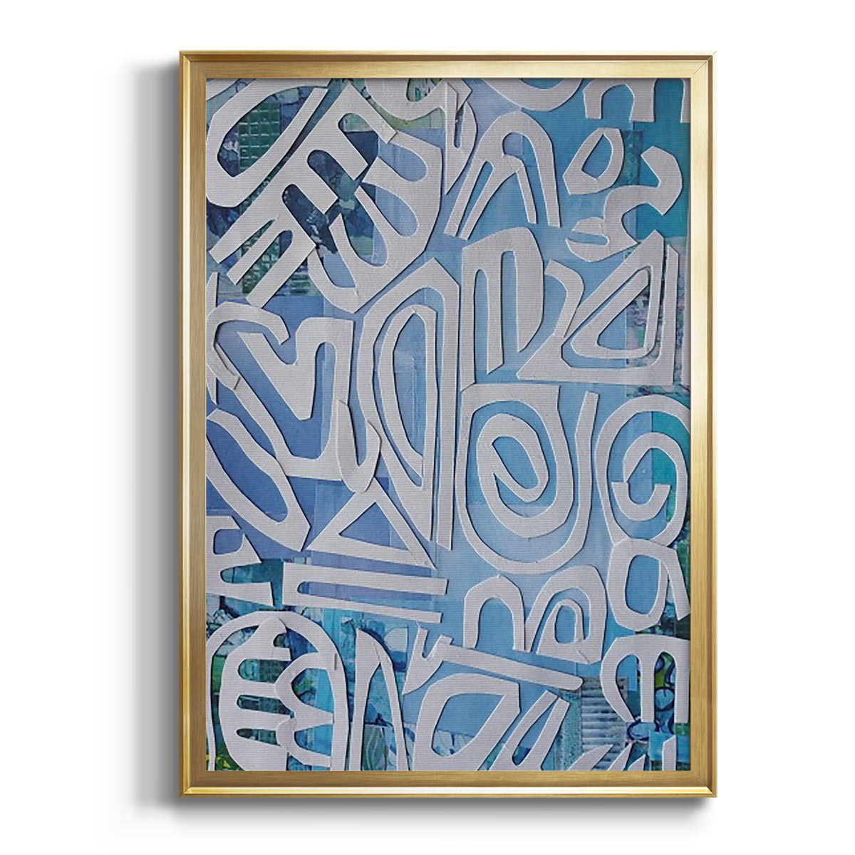 Sepia Botanical Journal I - Modern Framed Canvas Print