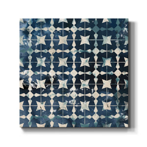 Tile-Dye I-Premium Gallery Wrapped Canvas - Ready to Hang