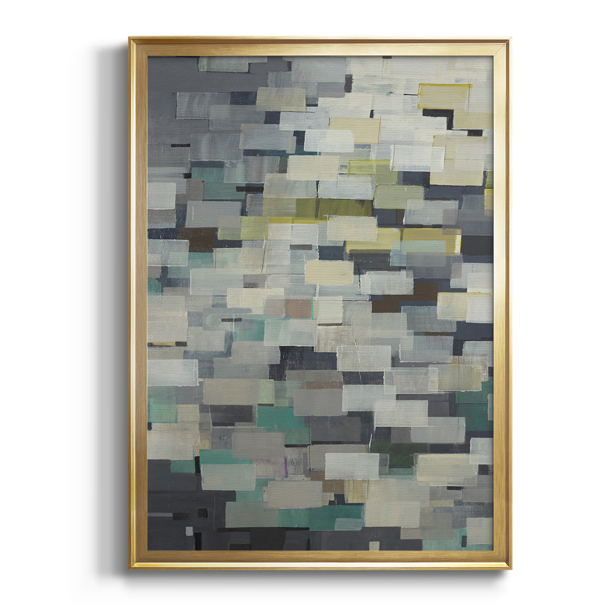 Sepia Botanical Journal I - Modern Framed Canvas Print