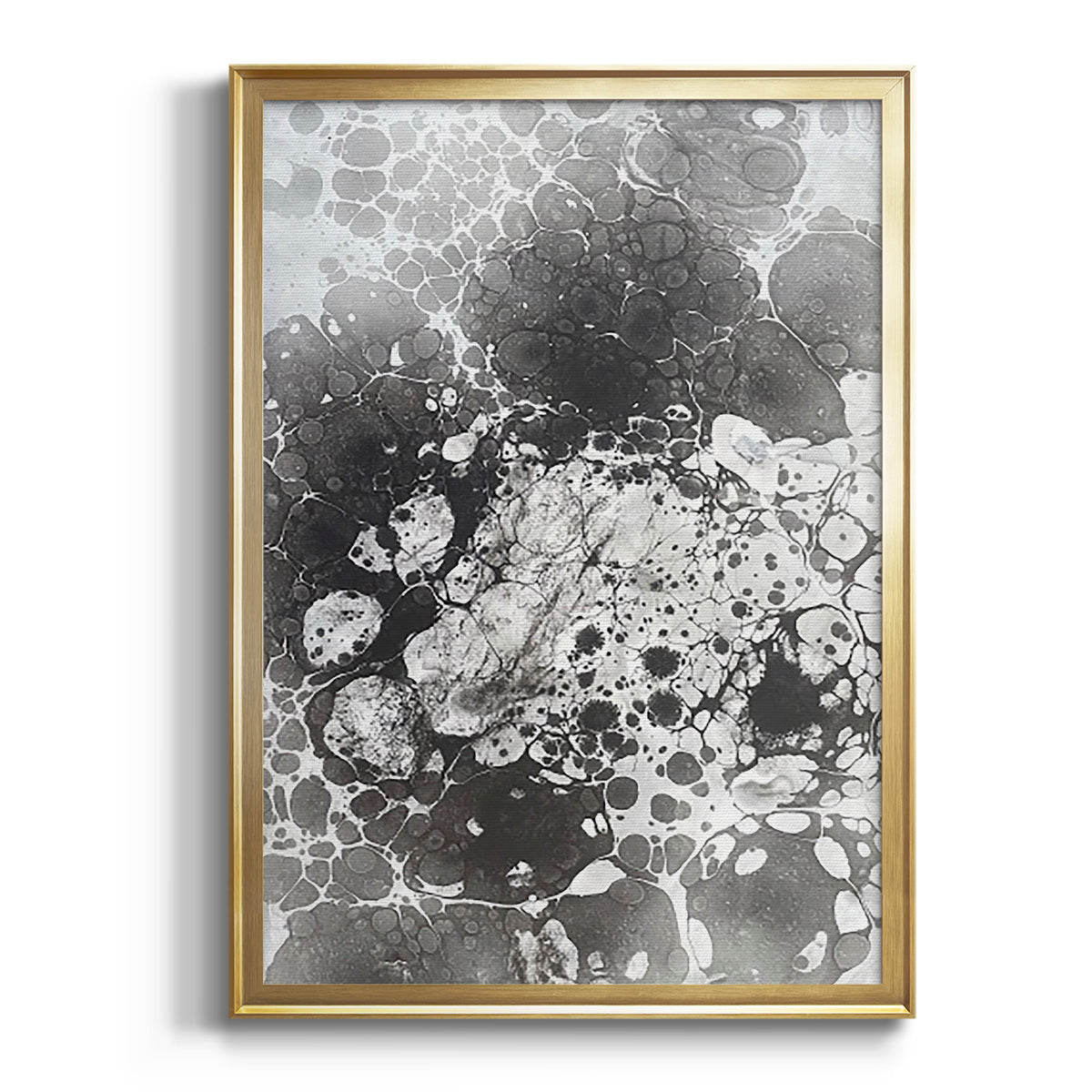 Sepia Botanical Journal I - Modern Framed Canvas Print