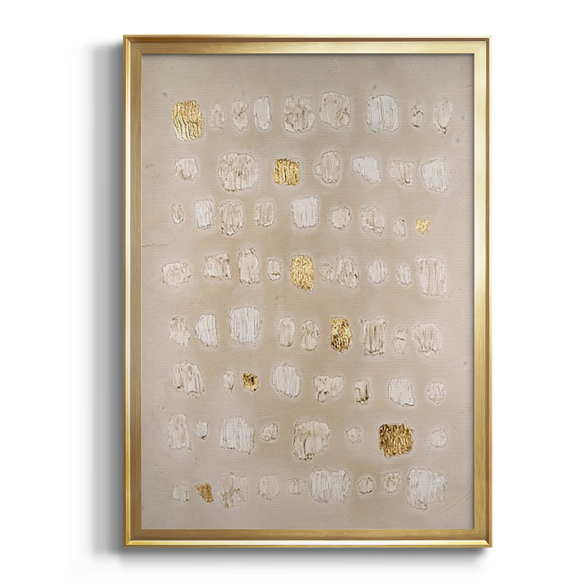 Soft Half Shell I - Modern Framed Canvas Print