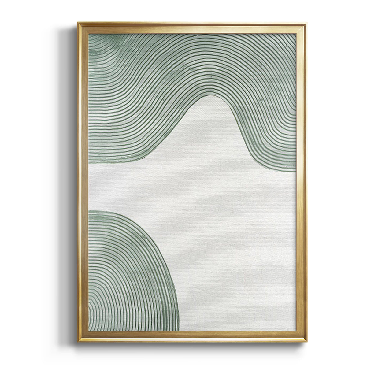 Sepia Botanical Journal I - Modern Framed Canvas Print