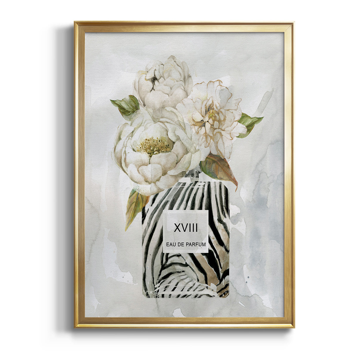 Sepia Botanical Journal I - Modern Framed Canvas Print