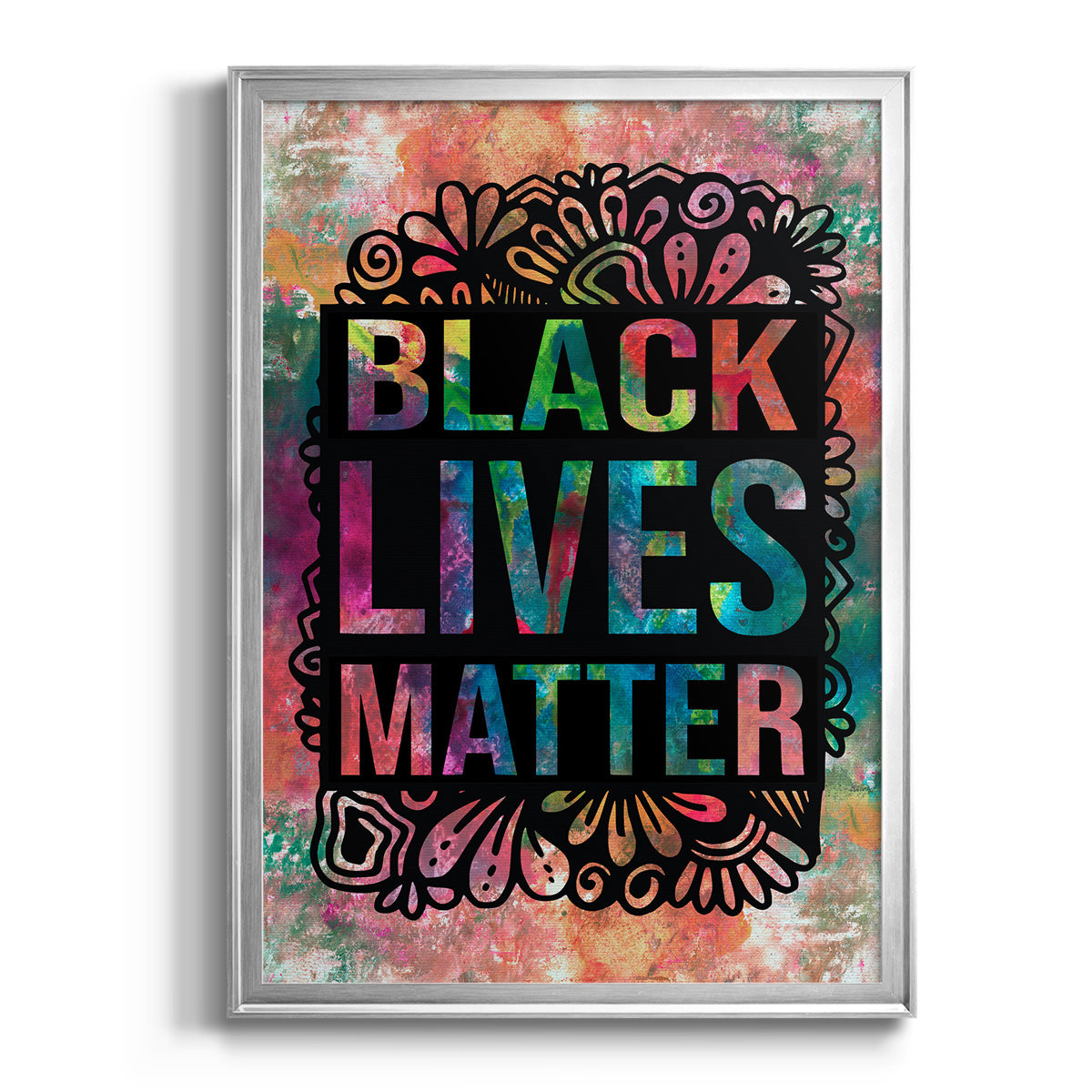 Graffiti Black Lives Matter Premium Framed Print - Ready to Hang