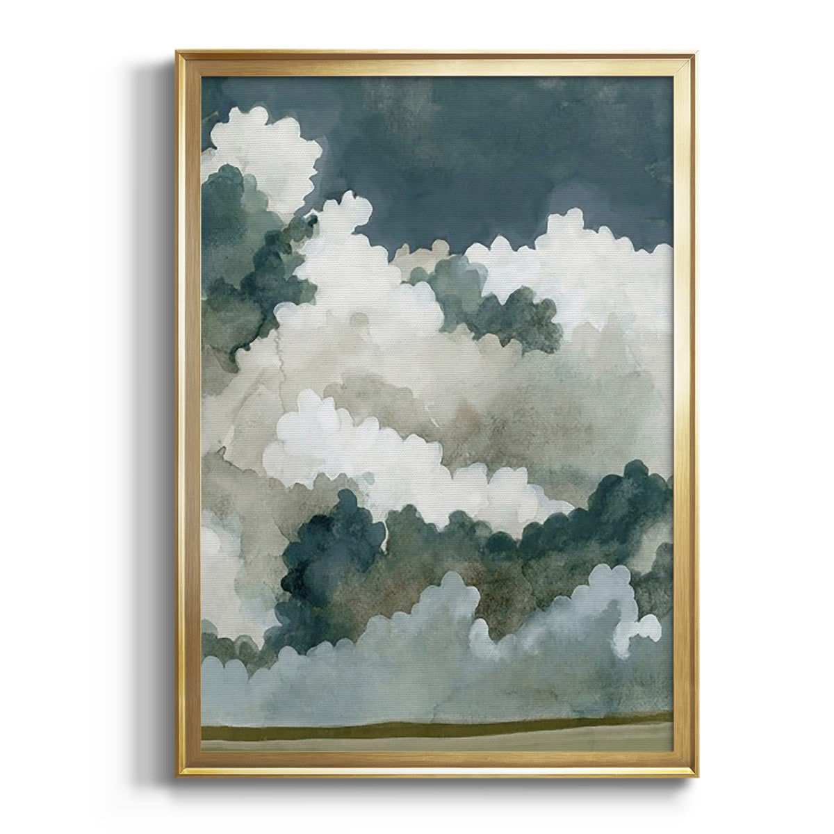 Sepia Botanical Journal I - Modern Framed Canvas Print