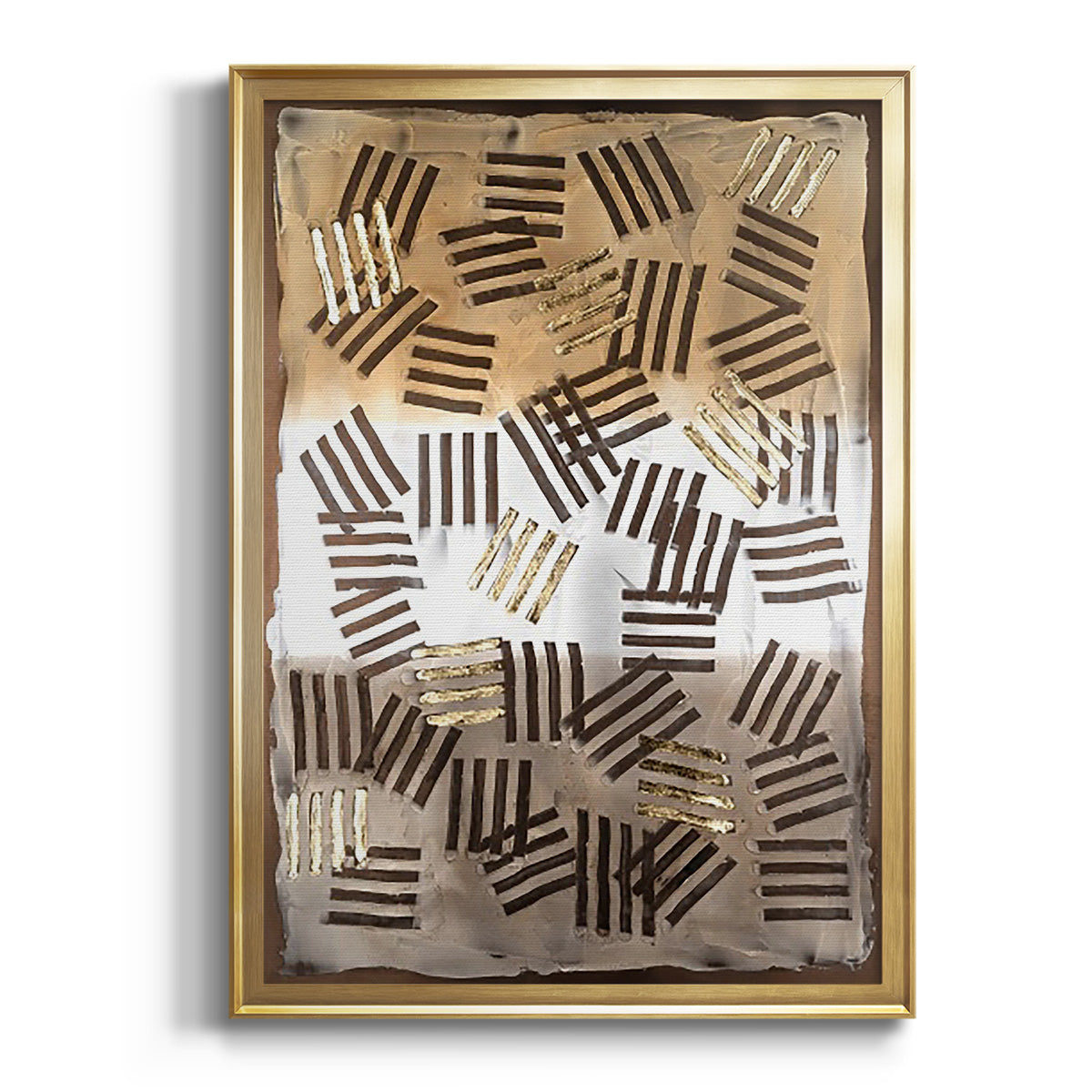 Soft Half Shell I - Modern Framed Canvas Print