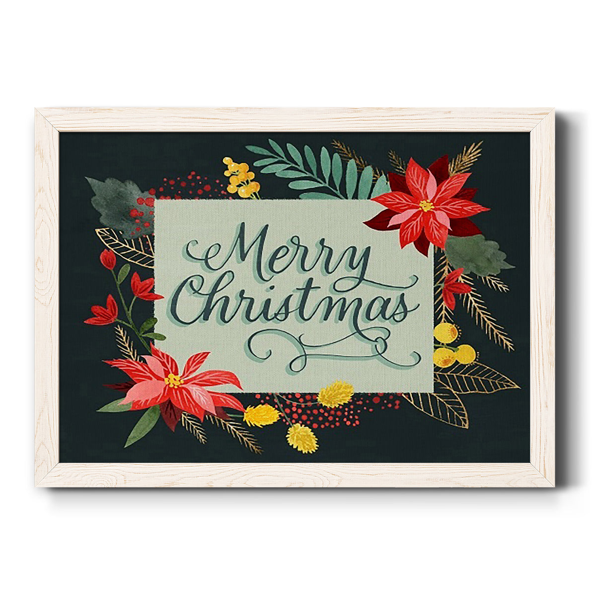 Bright Christmas Night  I-Premium Framed Canvas - Ready to Hang