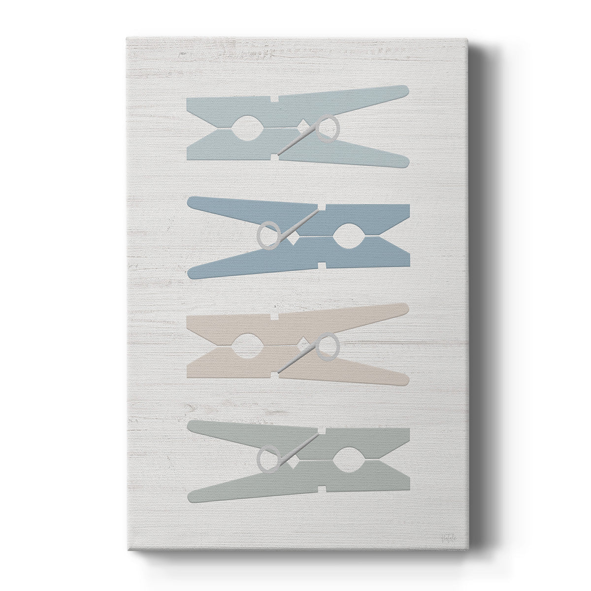 Laundry Pins - Canvas Art Print