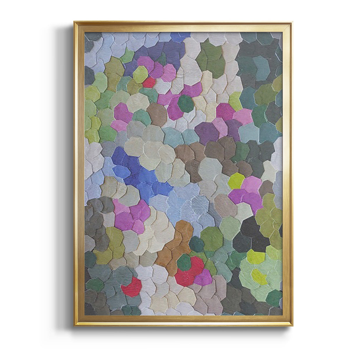 Soft Half Shell I - Modern Framed Canvas Print