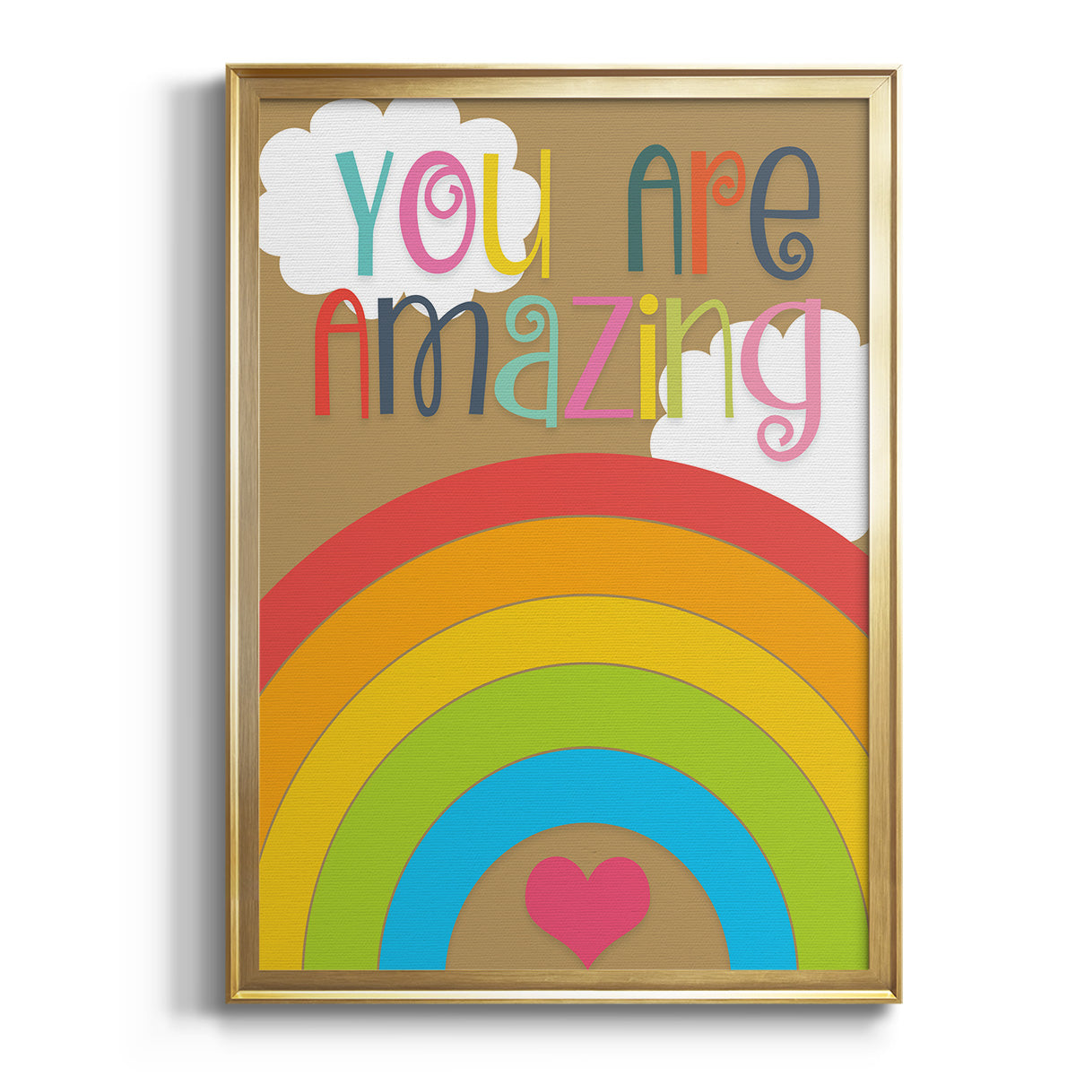 Soft Half Shell I - Modern Framed Canvas Print