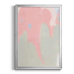 Blushing Abstract IV Premium Framed Print - Ready to Hang