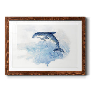 Wave Jumping-Premium Framed Print - Ready to Hang