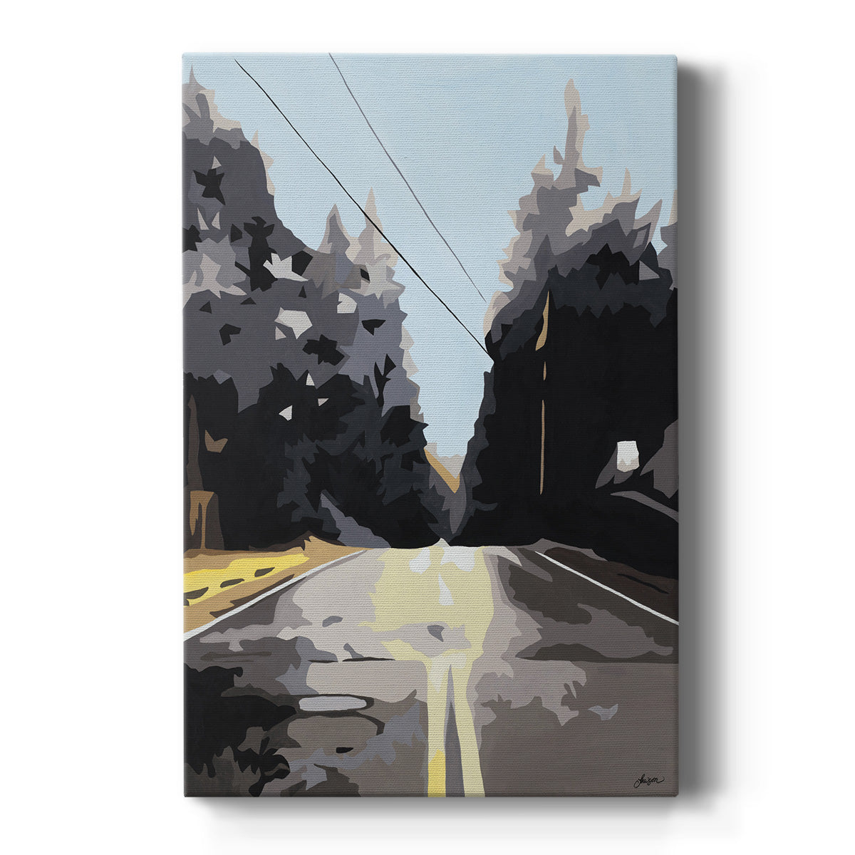 The Road Less Traveled Premium Gallery Wrapped Canvas - Ready to Hang