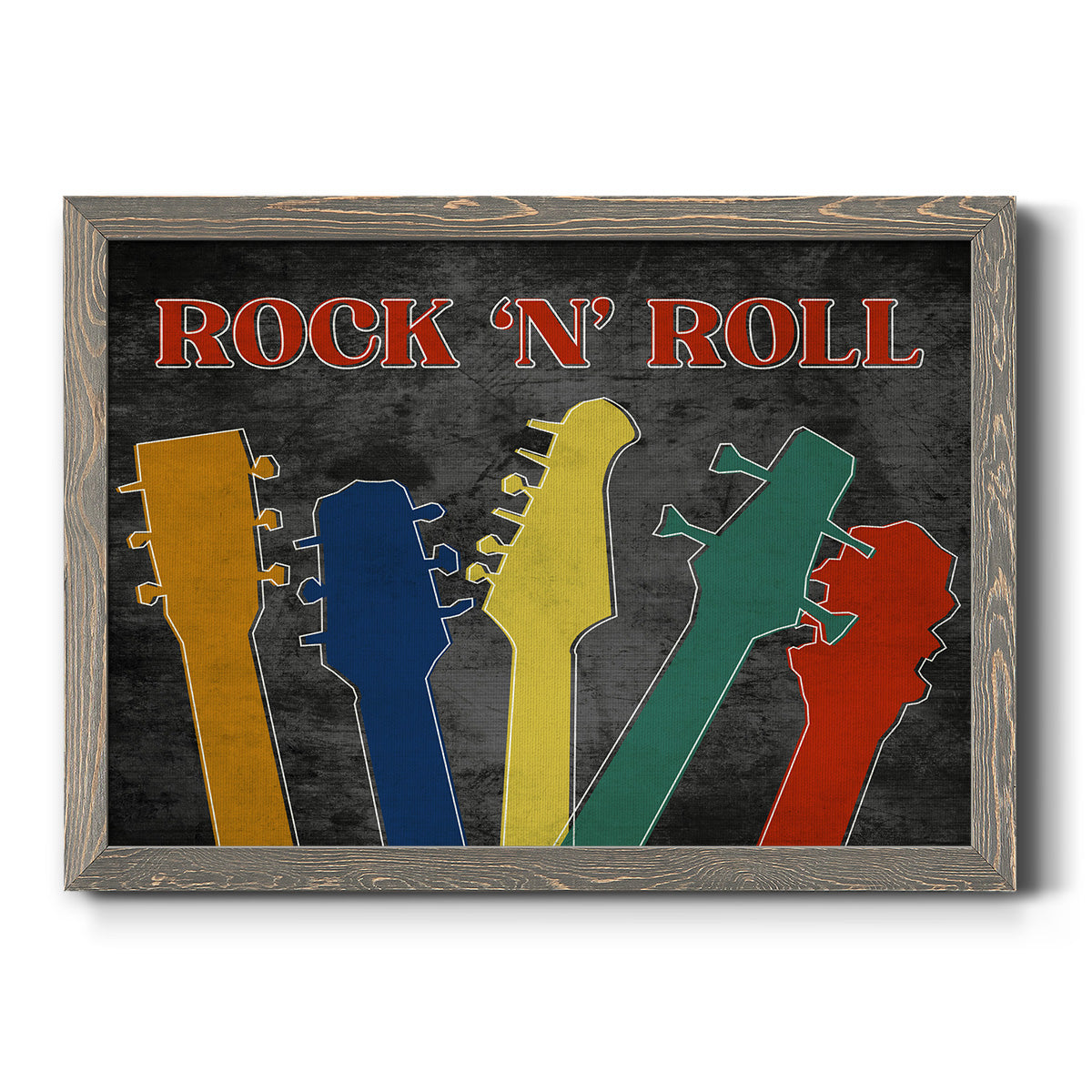 Rock and Roll-Premium Framed Canvas - Ready to Hang