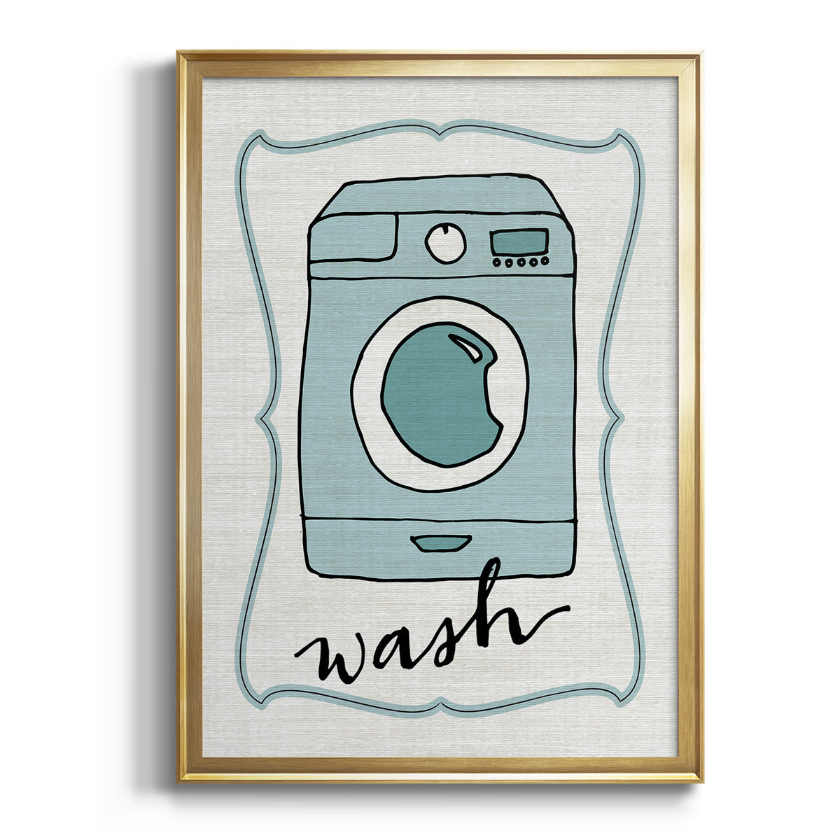 Soft Half Shell I - Modern Framed Canvas Print