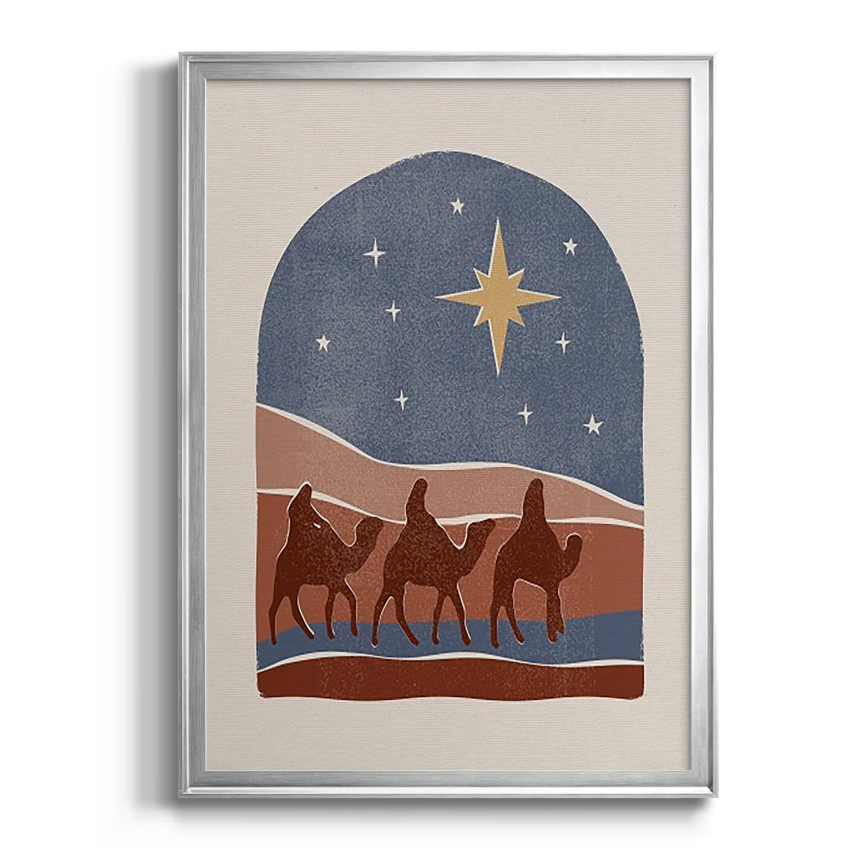 Boho Nativity II Premium Framed Print - Ready to Hang